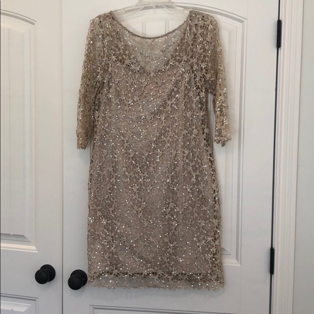 Gold Cocktail Dress
